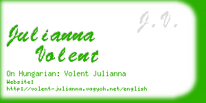 julianna volent business card